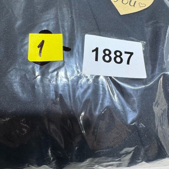 Logo Lounge by Lori Goldstein Womens XL Waterfall‎ Cardigan Black Side Pockets - Picture 6 of 6